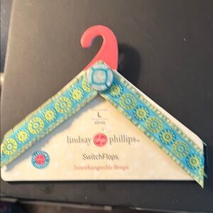 Lindsay Phillips Interchangeable Straps - Blue and Yellow/Green